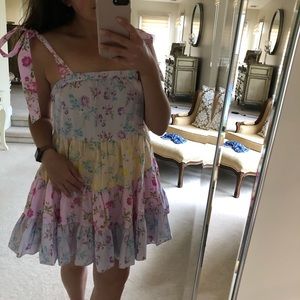 LOVE SHACK FANCY x Target Jeanne Tie-Strap Dress